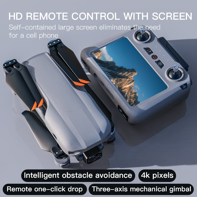 Levaplus XiL 019 Drone: 4K, 10KM Range, 45Min Flight, 3-Axis Gimbal & Obstacle Avoidance