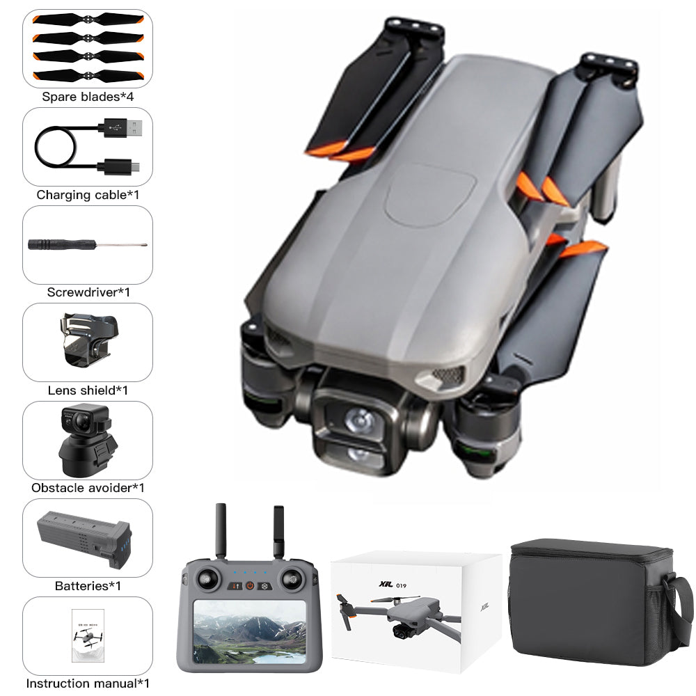 Levaplus XiL 019 Max Drone: 8K Image, 4K Video, 10KM Range, 55Min Flight, 3-Axis Gimbal & Obstacle Avoidance