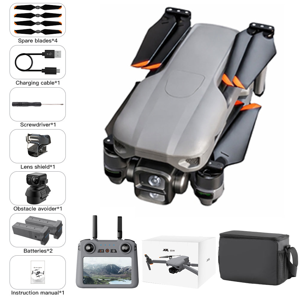 Levaplus XiL 019 Max Drone: 8K Image, 4K Video, 10KM Range, 55Min Flight, 3-Axis Gimbal & Obstacle Avoidance