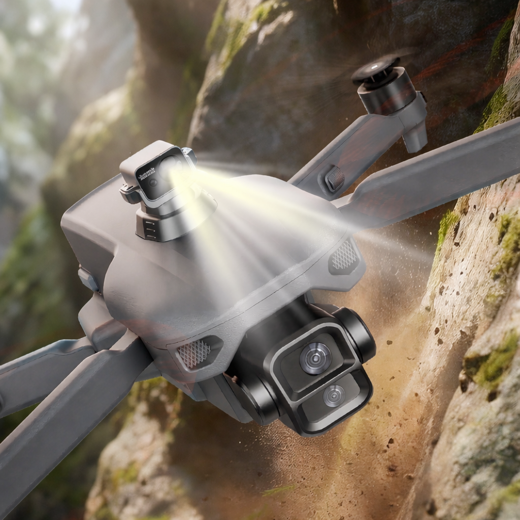 Levaplus XiL 019 Max Drone: 8K Image, 4K Video, 10KM Range, 55Min Flight, 3-Axis Gimbal & Obstacle Avoidance