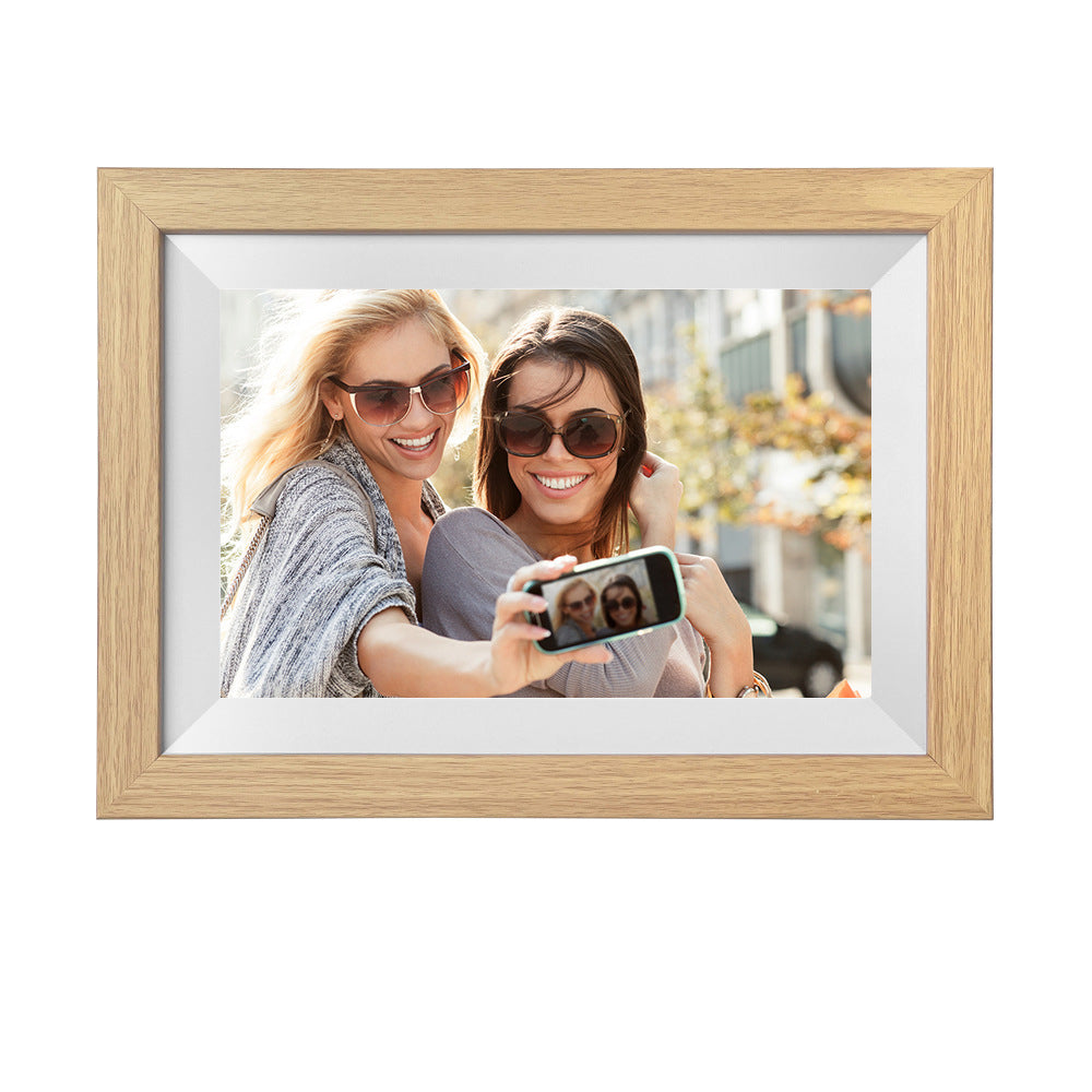 Levaplus WiFi Digital Photo Frame: Touchscreen, Auto-Rotate, 32GB, Frameo App