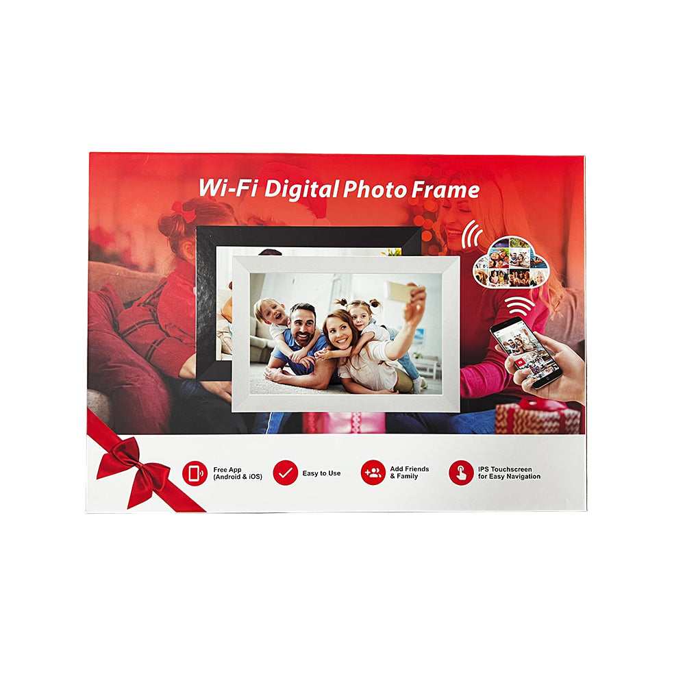 Levaplus WiFi Digital Photo Frame: IPS Panel, Touchscreen, Auto-Rotate, 32GB, Frameo App