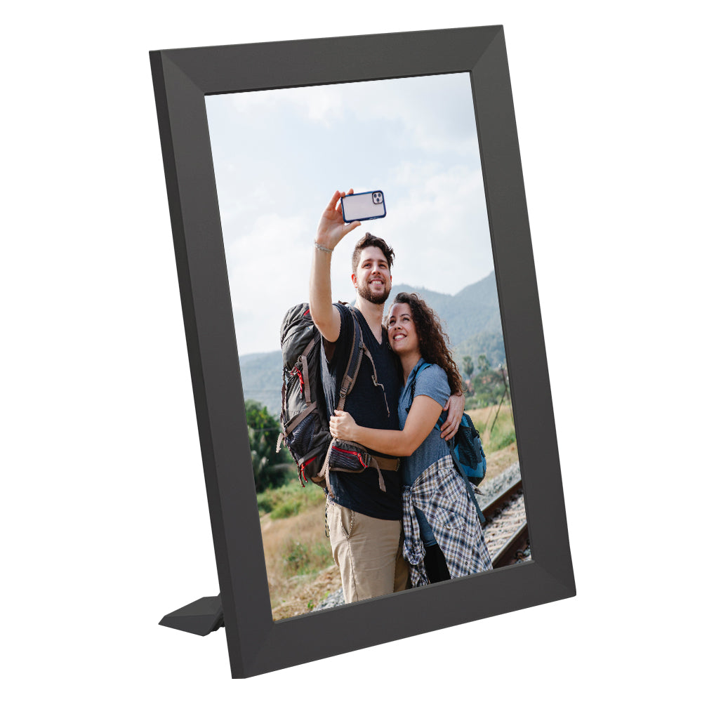 Levaplus WiFi Digital Photo Frame: Touchscreen, Auto-Rotate, 32GB, Frameo App