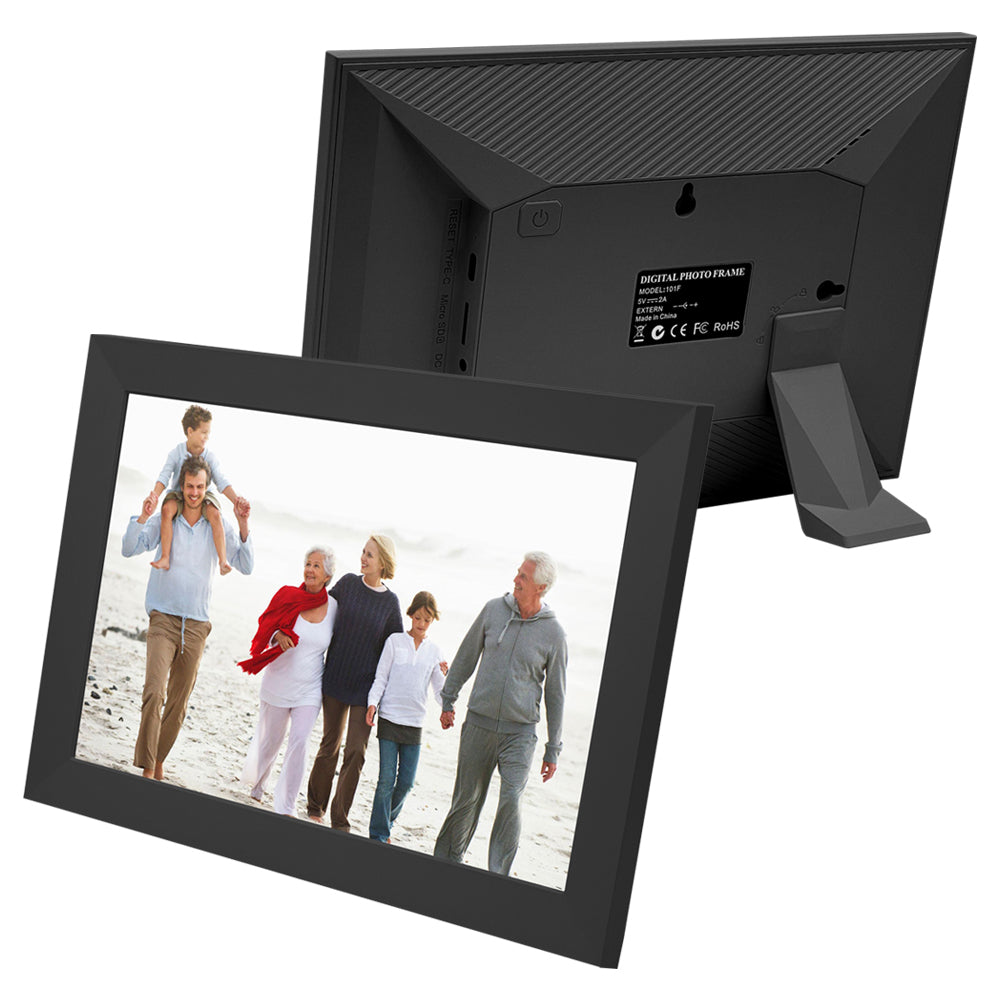 Levaplus WiFi Digital Photo Frame: Touchscreen, Auto-Rotate, 32GB, Frameo App