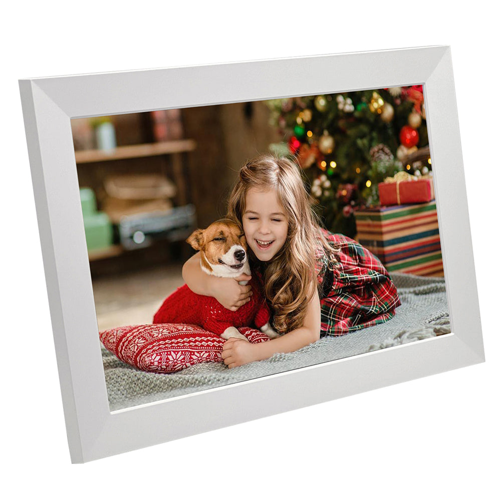 Levaplus WiFi Digital Photo Frame: Touchscreen, Auto-Rotate, 32GB, Frameo App