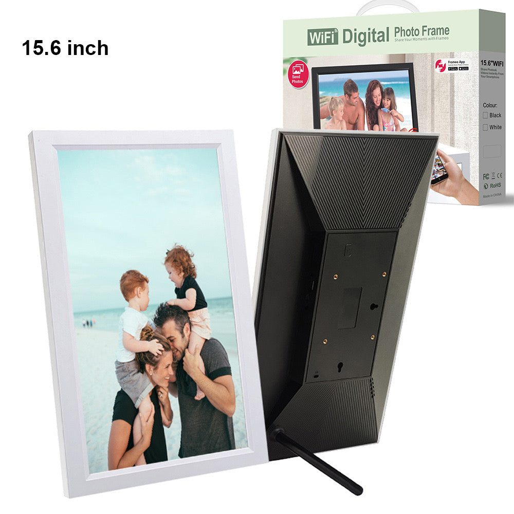 Levaplus WiFi Digital Photo Frame: IPS Panel, Touchscreen, Auto-Rotate, 32GB, Frameo App