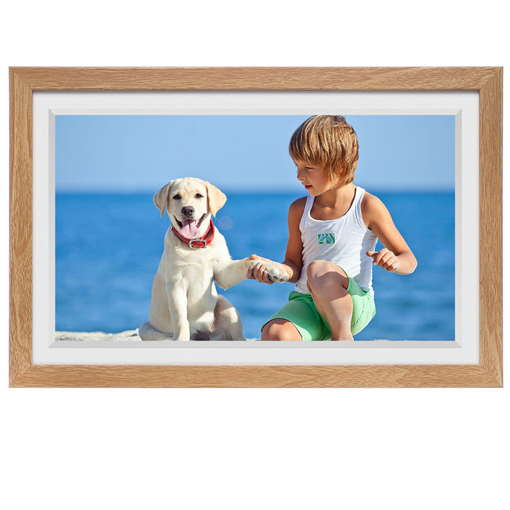 Levaplus WiFi Digital Photo Frame: Touchscreen, Auto-Rotate, 32GB, Frameo App