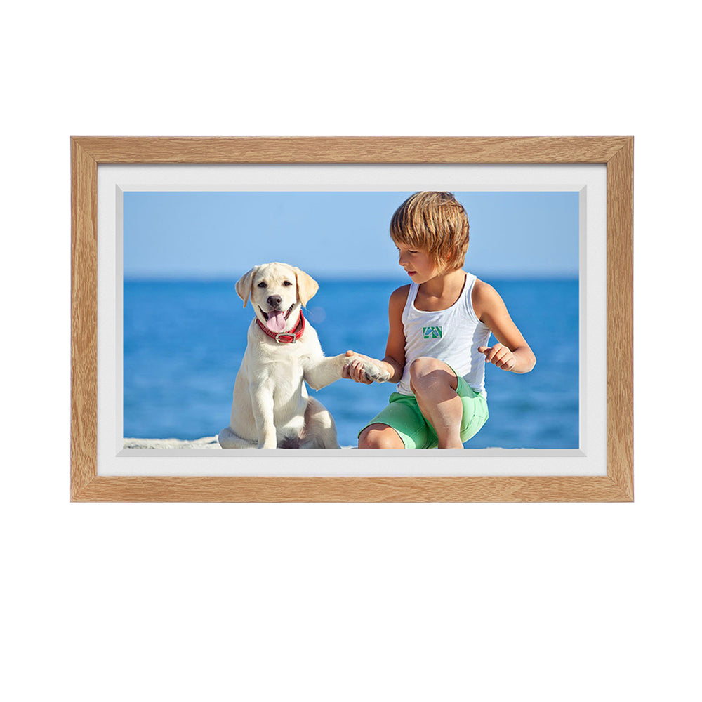 Levaplus WiFi Digital Photo Frame: IPS Panel, Touchscreen, Auto-Rotate, 32GB, Frameo App