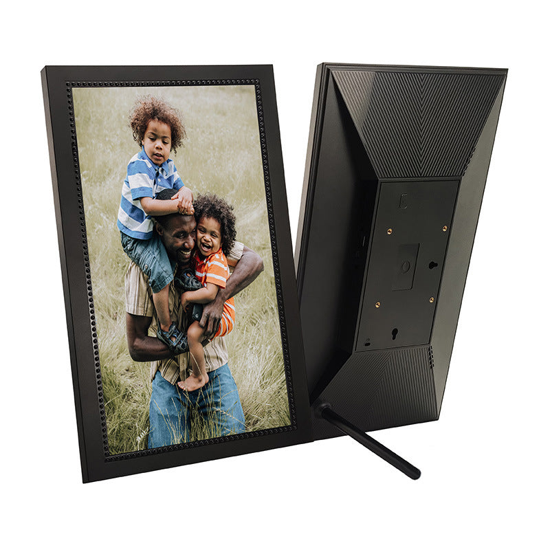 Levaplus WiFi Digital Photo Frame: Touchscreen, Auto-Rotate, 32GB, Frameo App