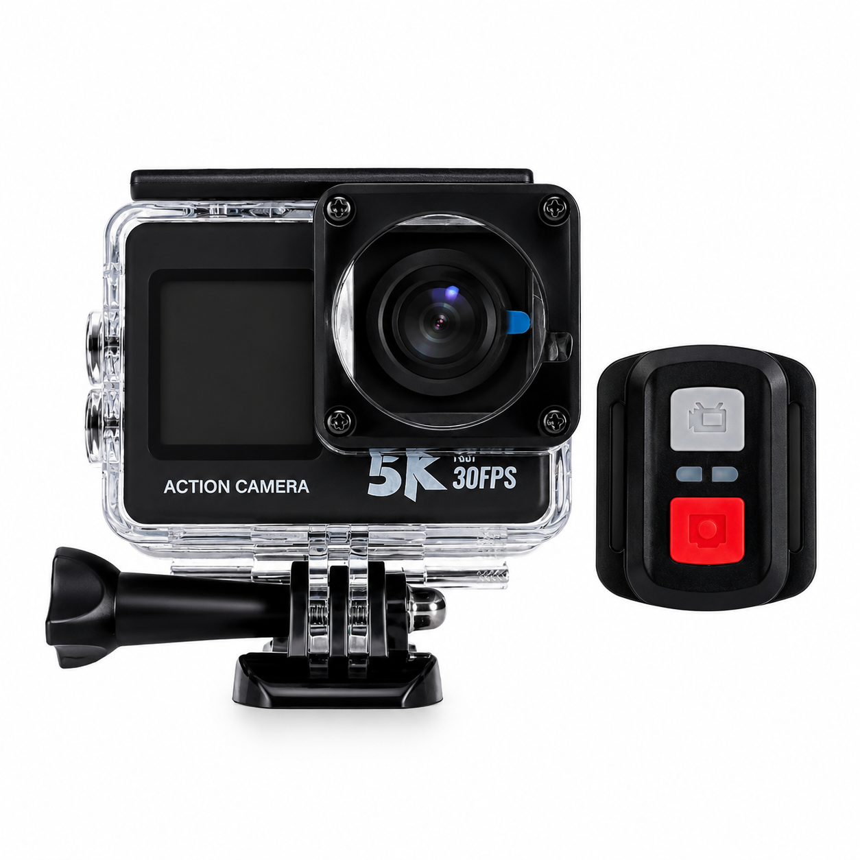 Levaplus 5K 30fps Ultra HD Video Action Camera--50MP Photo, EIS, WiFi Remote Control, 30m Waterproof