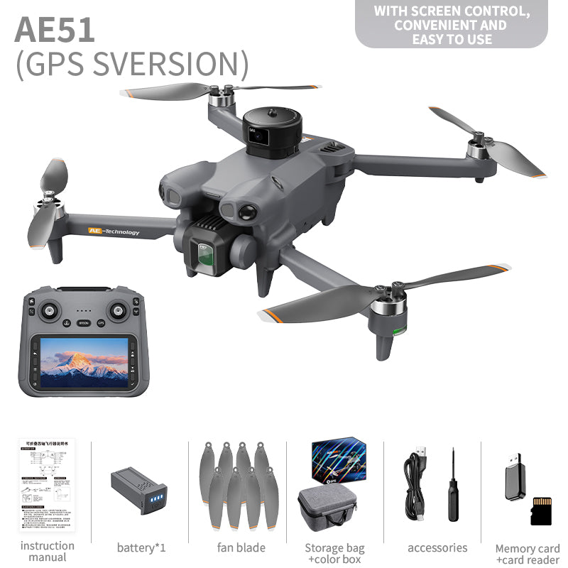 Levaplus AE51 GPS Drone--1080P Camera, 25 Min Flight & Obstacle Avoidance