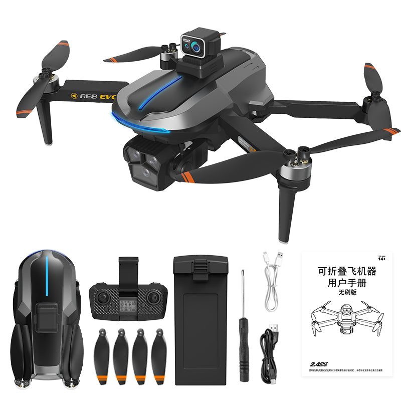 AE8 EVO 5G Pro Max GPS Drone with HD Brushless Dual Camera Drones WiFi FPV Foldable