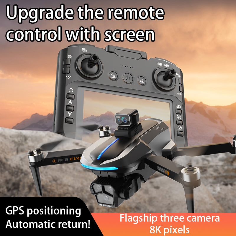Levaplus 2025 New AE8 EVO Drone- Professional Aerial Photography, Brushless Power, Smart Follow, Foldable Design