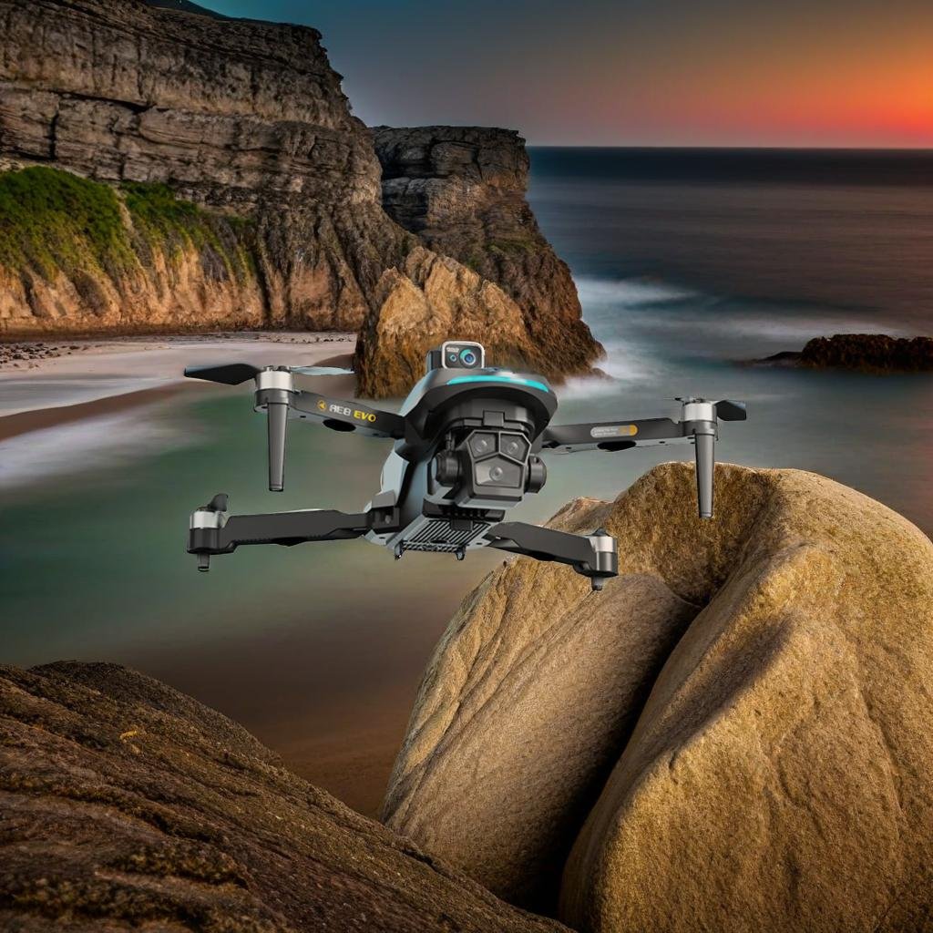 Levaplus 2025 New AE8 EVO Drone- Professional Aerial Photography, Brushless Power, Smart Follow, Foldable Design