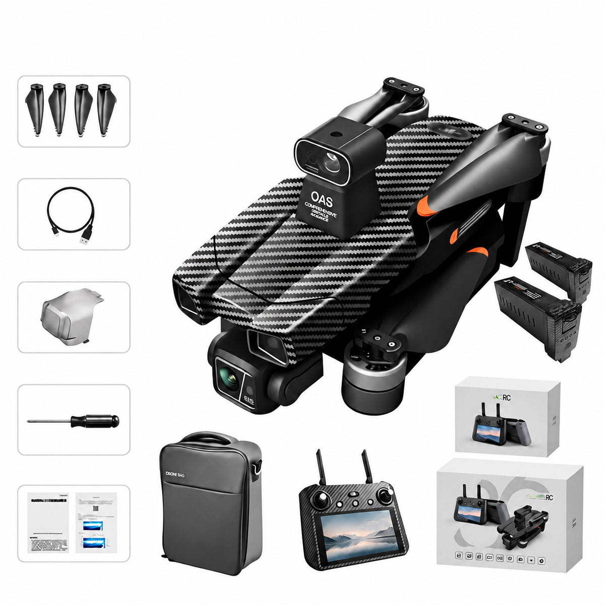 Levaplus AE86 Pro Max+ 8K Drone with Gimbal Camera & 11.2-Mile Range