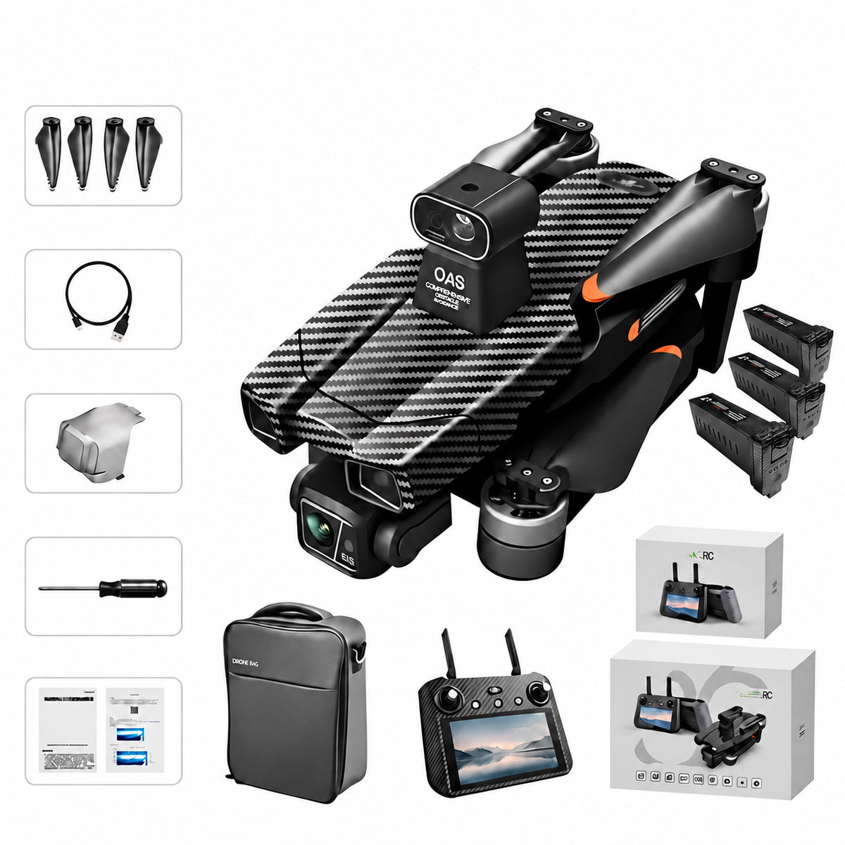 Levaplus AE86 Pro Max+ 8K Drone with Gimbal Camera & 11.2-Mile Range