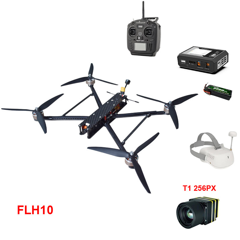 Levaplus FLH 7"/10" 3.5KG/6KG Heavy Lift GPS Drone, Flight distance 10km , Speed 120-140 km/h,Max altitude 6000 meters, Air-drop function