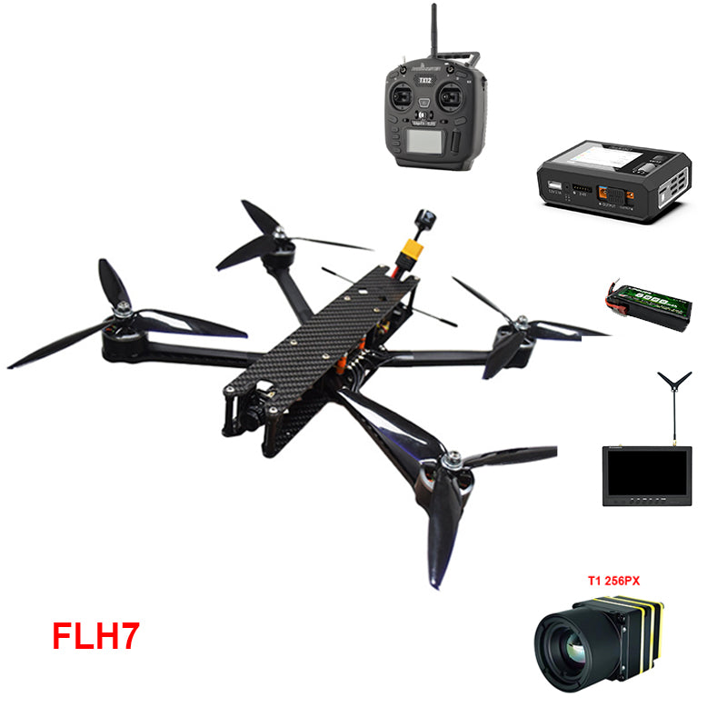 Levaplus FLH 7"/10" 3.5KG/6KG Heavy Lift GPS Drone, Flight distance 10km , Speed 120-140 km/h,Max altitude 6000 meters, Air-drop function