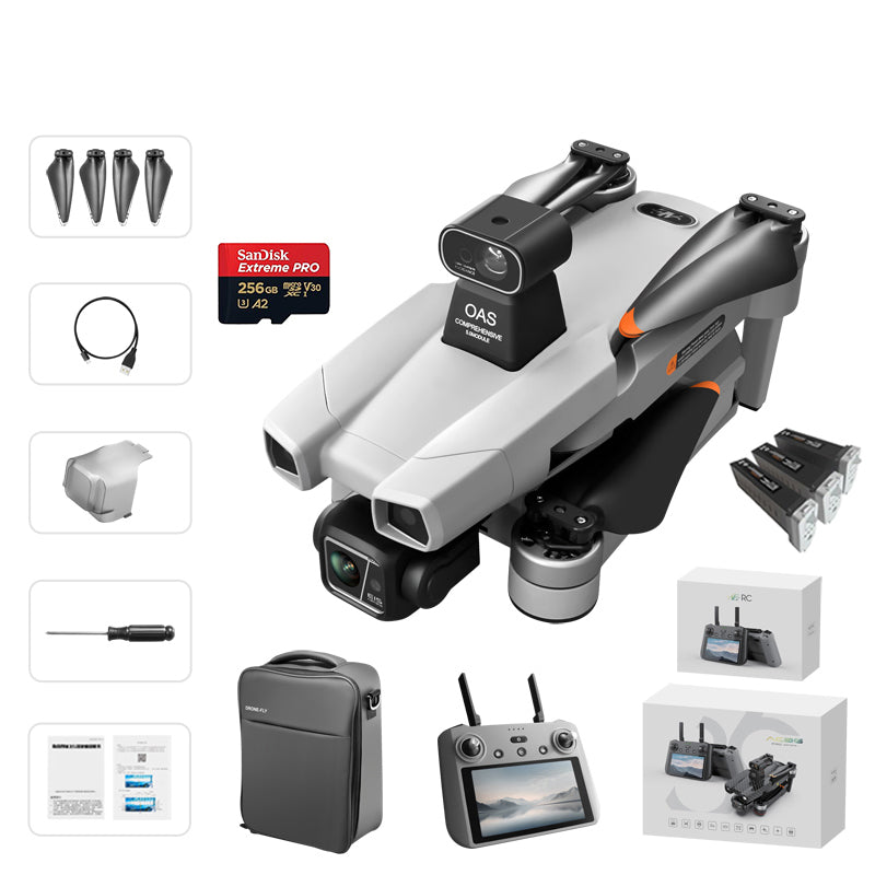 Levaplus AE86 Pro Max+ 8K Drone with Gimbal Camera & 11.2-Mile Range