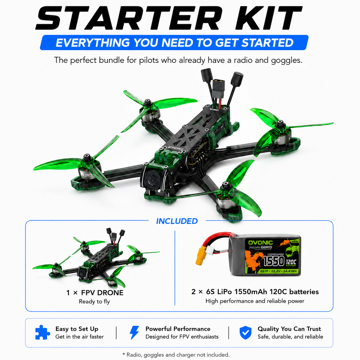 5" GEPRC MARK5 O4 Pro FPV Drone, DJI O4 Air Unit Pro, GPS, ELRS 2.4G