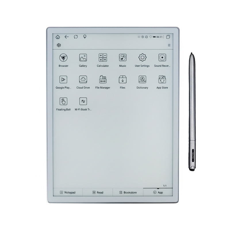 Meebook M103--10.3” HD EInk Ereader (64G) 227PPI with Android 11 | Smart Reading, Writing Device