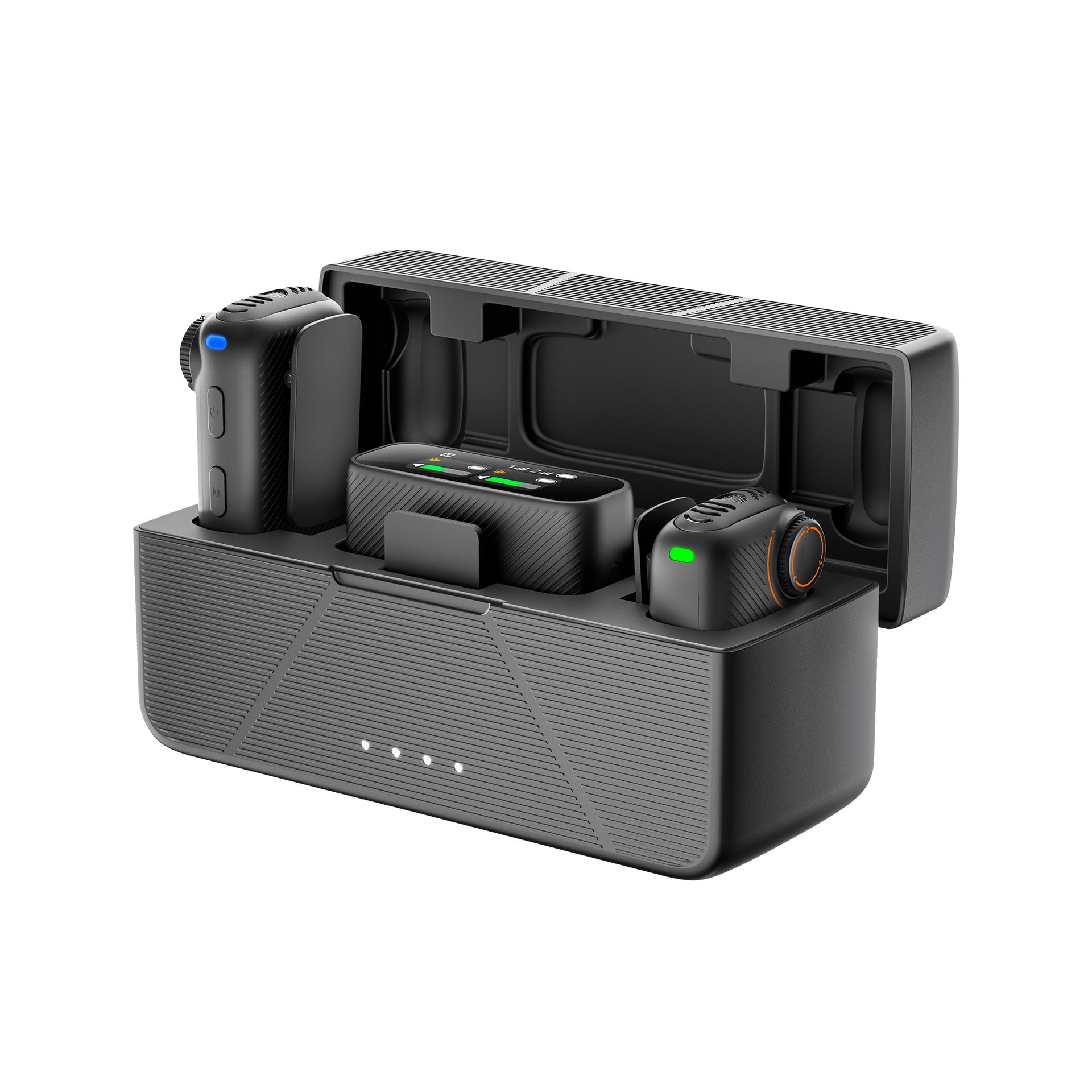 S20 Wireless Lavalier Microphone: 250m Range, Touchscreen, Noise Canceling & HiFi
