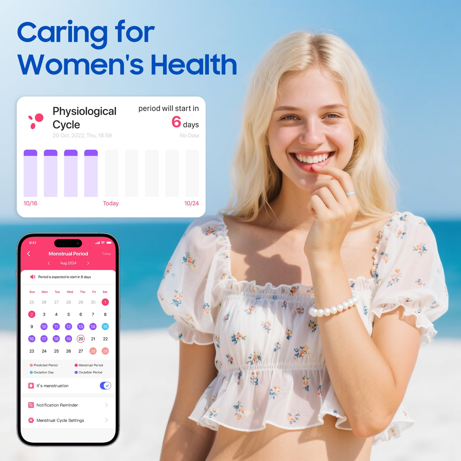 Levaplus Smart Ring with 24/7 Health Monitoring, Sleep Tracking & Fitness Insights – Waterproof, Long Battery Life, No Subscription Required