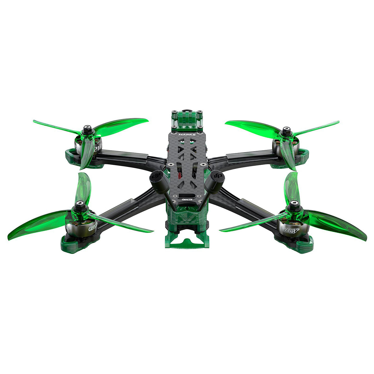 Back view of GEPRC MARK5 O4 Pro FPV Drone carbon fiber frame
