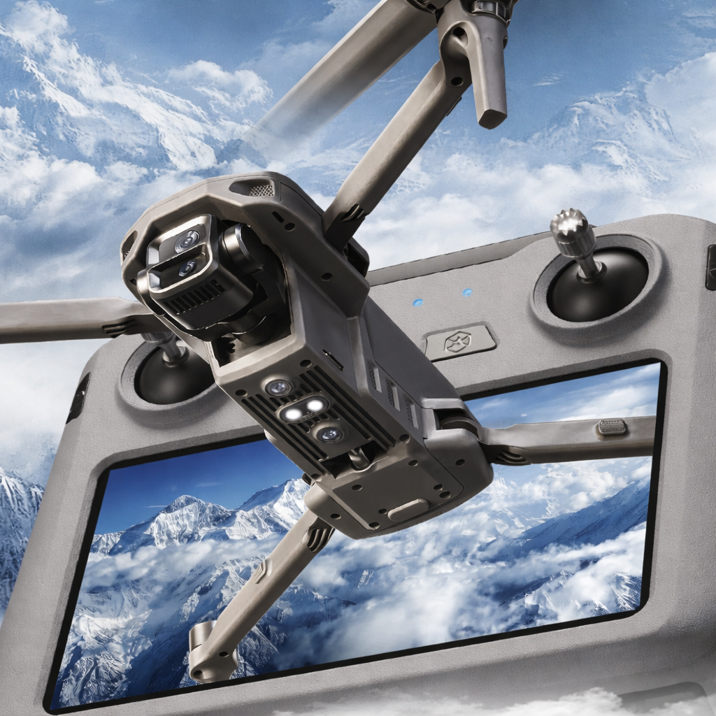 Levaplus XiL 019 Max Drone: 8K Image, 4K Video, 10KM Range, 55Min Flight, 3-Axis Gimbal & Obstacle Avoidance