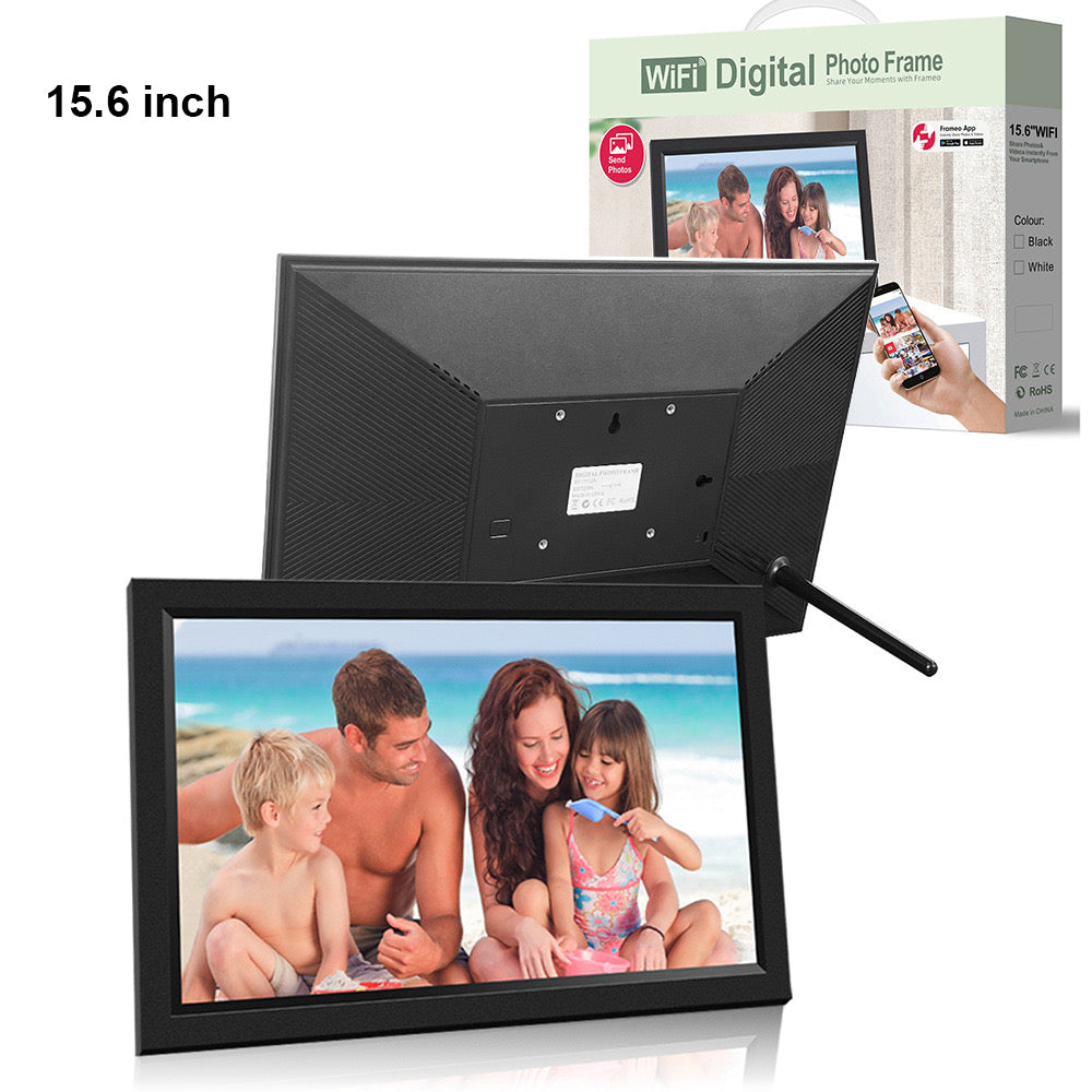 Levaplus WiFi Digital Photo Frame: IPS Panel, Touchscreen, Auto-Rotate, 32GB, Frameo App