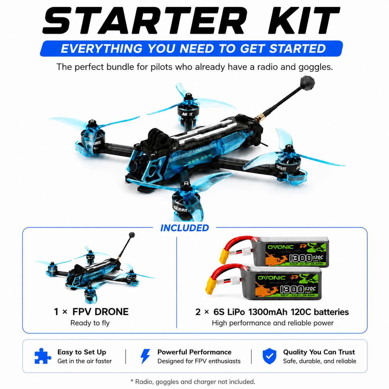 5" Axisflying MANTA 5 SE V2 FPV Drone, O4 Pro / Analog, GPS, ELRS 2.4G