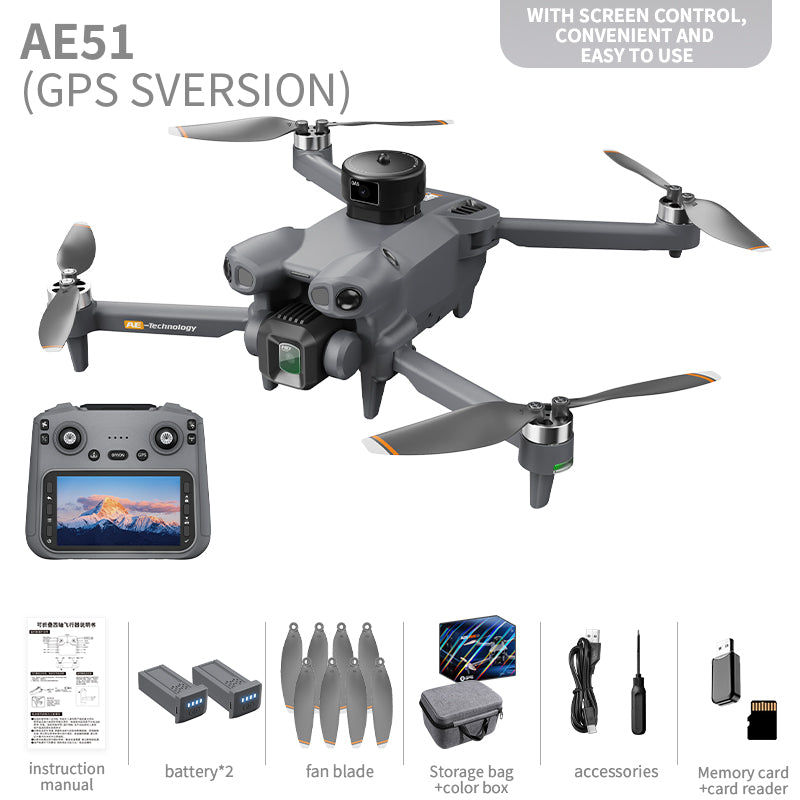 Levaplus AE51 GPS Drone--1080P Camera, 25 Min Flight & Obstacle Avoidance