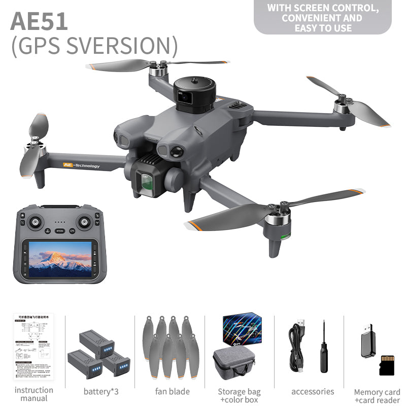 Levaplus AE51 GPS Drone--1080P Camera, 25 Min Flight & Obstacle Avoidance