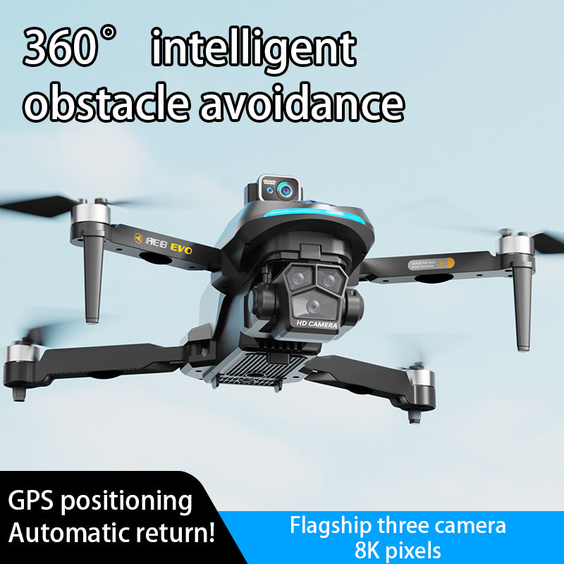 2025 New  AE8 EVO Drone,  One click home, 360° OAS, Dual mode control,  5G HD transmission,  GPS positioning,  with HD Brushless,  WiFi FPV Foldable