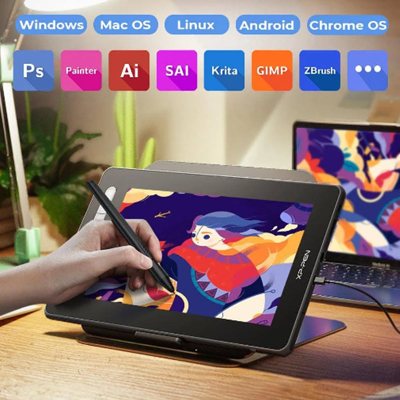 XP-PEN Artist 13 (2nd Gen) Drawing Tablet: 1080P, 8192