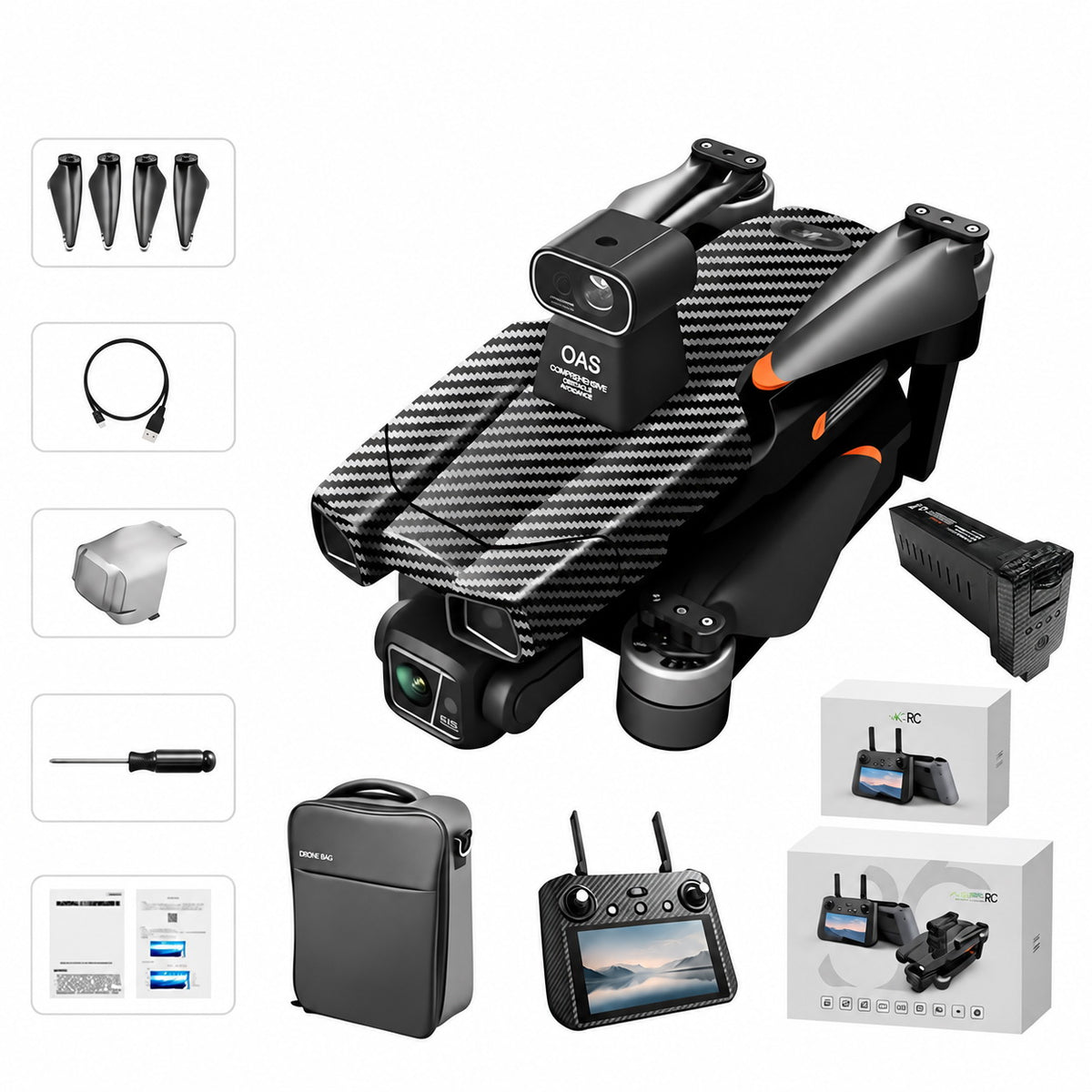 Levaplus AE86 Pro Max+ 8K Drone with Gimbal Camera & 11.2-Mile Range
