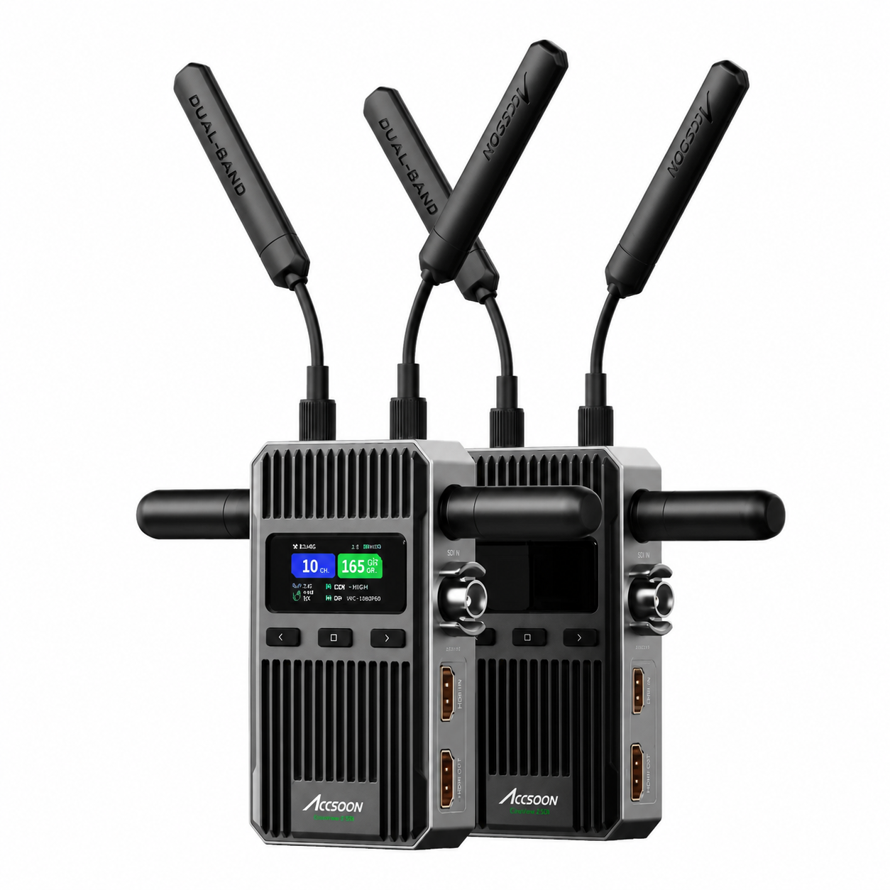 ACCSOON CineView 2 SDI Wireless Video Transmitter & Receiver-1500ft/450m, SDI & HDMI