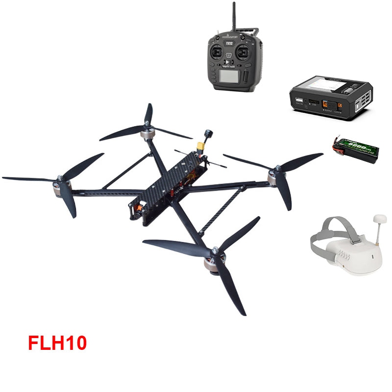 Levaplus FLH 7"/10"  3.5KG/6KG Heavy Lift GPS Drone, Flight distance 10km , Speed 120-140 km/h，Max altitude 6000 meters, Air-drop function