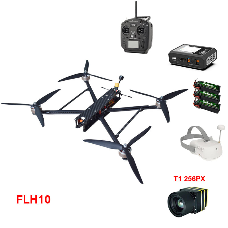 Levaplus FLH 7"/10"  3.5KG/6KG Heavy Lift GPS Drone, Flight distance 10km , Speed 120-140 km/h，Max altitude 6000 meters, Air-drop function