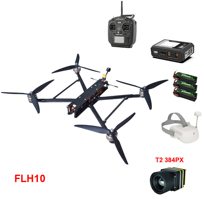 Levaplus FLH 7"/10"  3.5KG/6KG Heavy Lift GPS Drone, Flight distance 10km , Speed 120-140 km/h，Max altitude 6000 meters, Air-drop function