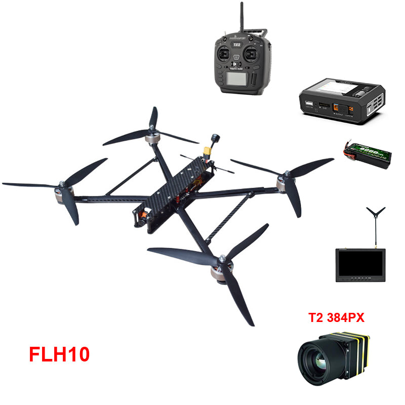 Levaplus FLH 7"/10"  3.5KG/6KG Heavy Lift GPS Drone, Flight distance 10km , Speed 120-140 km/h，Max altitude 6000 meters, Air-drop function