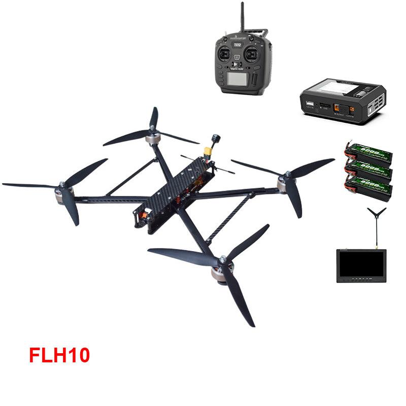 Levaplus FLH 7"/10"  3.5KG/6KG Heavy Lift GPS Drone, Flight distance 10km , Speed 120-140 km/h，Max altitude 6000 meters, Air-drop function