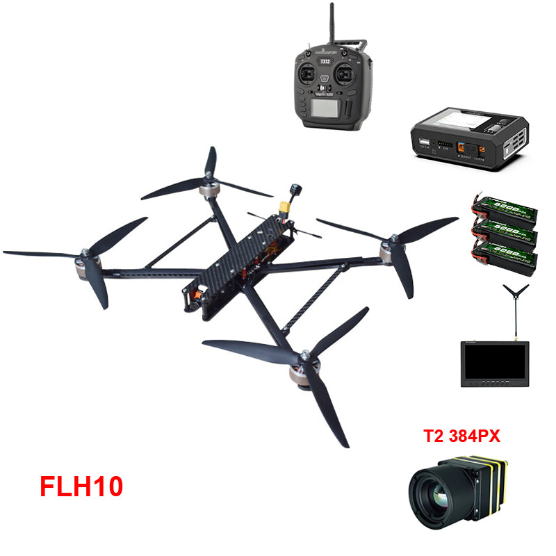 Levaplus FLH 7"/10"  3.5KG/6KG Heavy Lift GPS Drone, Flight distance 10km , Speed 120-140 km/h，Max altitude 6000 meters, Air-drop function