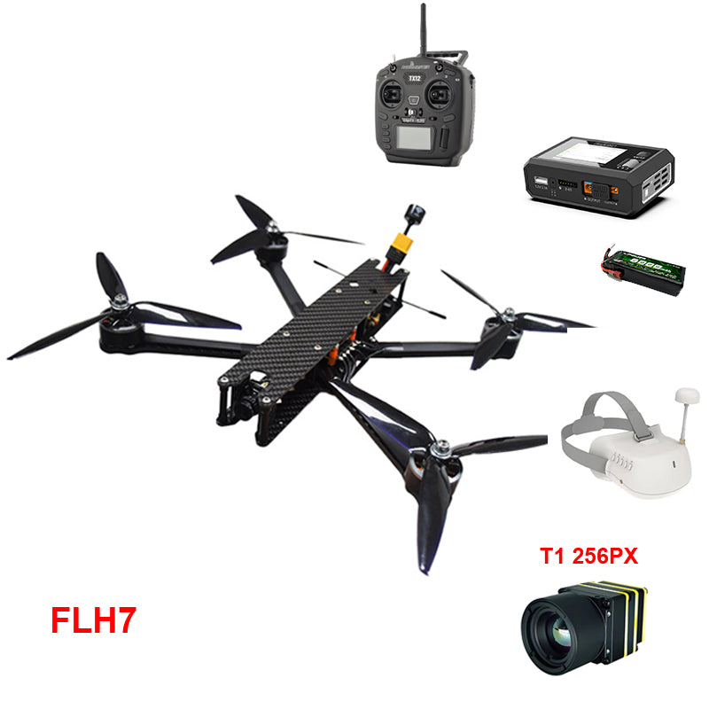 Levaplus FLH 7"/10"  3.5KG/6KG Heavy Lift GPS Drone, Flight distance 10km , Speed 120-140 km/h，Max altitude 6000 meters, Air-drop function