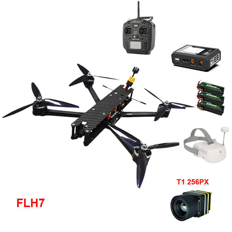 Levaplus FLH 7"/10"  3.5KG/6KG Heavy Lift GPS Drone, Flight distance 10km , Speed 120-140 km/h，Max altitude 6000 meters, Air-drop function