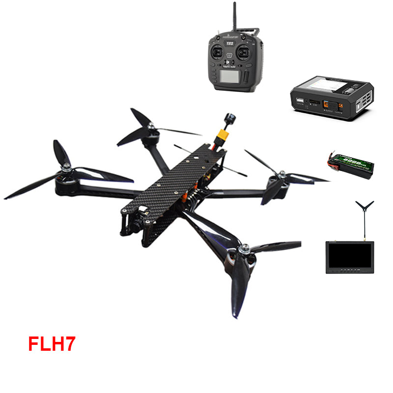 Levaplus FLH 7"/10"  3.5KG/6KG Heavy Lift GPS Drone, Flight distance 10km , Speed 120-140 km/h，Max altitude 6000 meters, Air-drop function