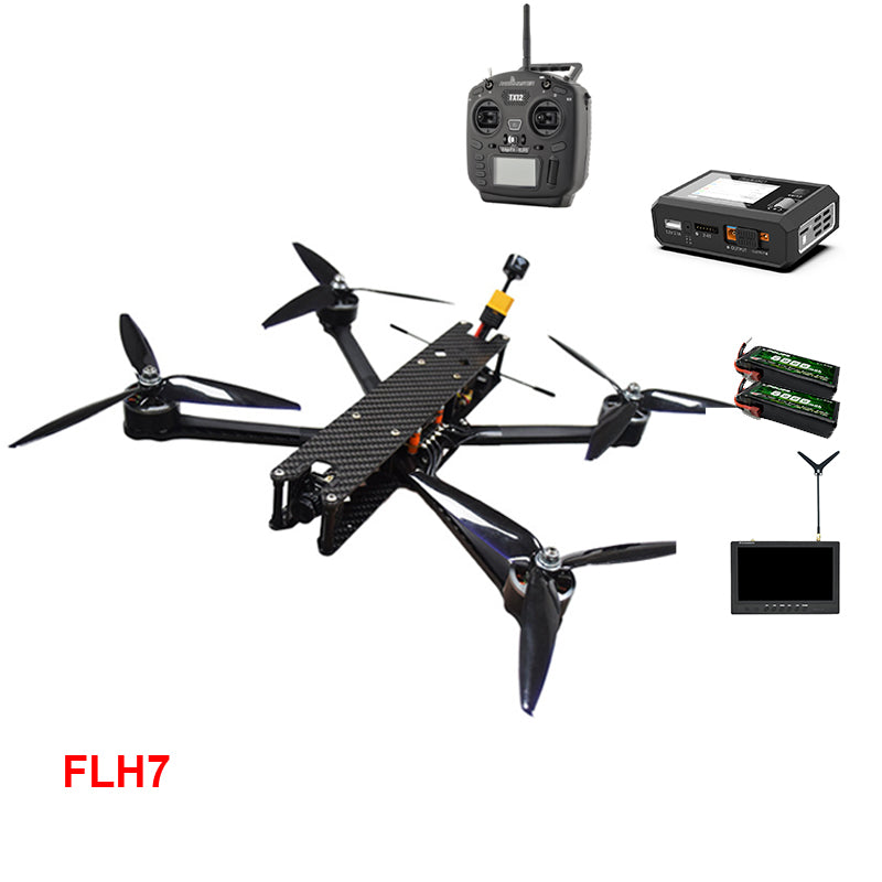 Levaplus FLH 7"/10"  3.5KG/6KG Heavy Lift GPS Drone, Flight distance 10km , Speed 120-140 km/h，Max altitude 6000 meters, Air-drop function