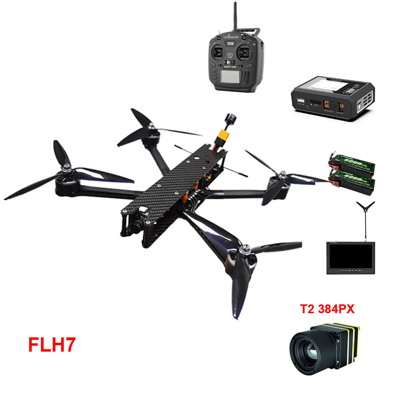 Levaplus FLH 7"/10"  3.5KG/6KG Heavy Lift GPS Drone, Flight distance 10km , Speed 120-140 km/h，Max altitude 6000 meters, Air-drop function