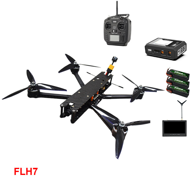 Levaplus FLH 7"/10"  3.5KG/6KG Heavy Lift GPS Drone, Flight distance 10km , Speed 120-140 km/h，Max altitude 6000 meters, Air-drop function