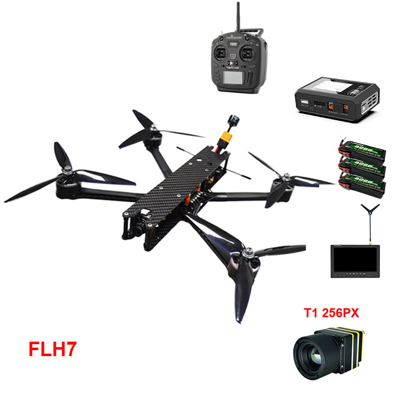 Levaplus FLH 7"/10"  3.5KG/6KG Heavy Lift GPS Drone, Flight distance 10km , Speed 120-140 km/h，Max altitude 6000 meters, Air-drop function